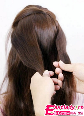 韓式花苞魚(yú)骨辮編法圖解