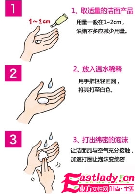 早晚洗臉各不同 洗臉步驟圖解