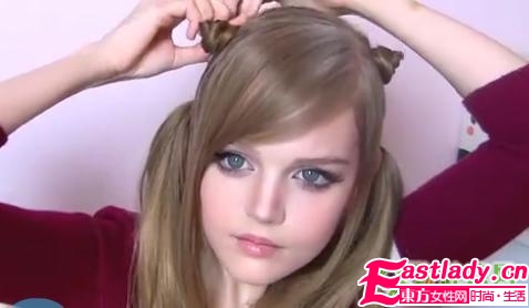 絕美芭比娃娃做發(fā)型