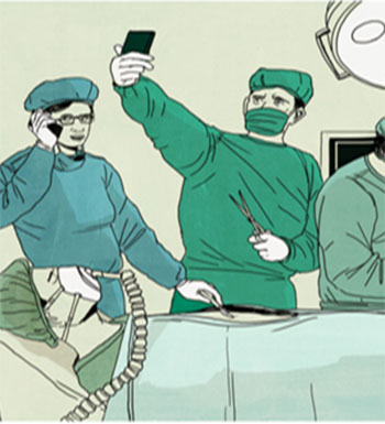 全民討論 手術(shù)室里應(yīng)不應(yīng)該使用手機(jī)