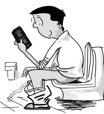 經(jīng)常蹲廁所超過3分鐘容易得痔瘡