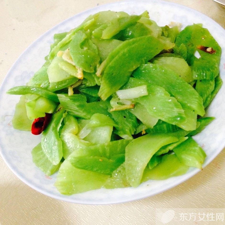 萵苣葉的做法大全 常吃萵筍有六大好處