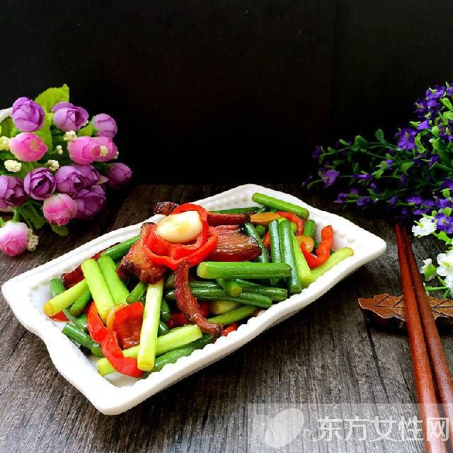 蒜苗炒臘肉的家常做法 簡(jiǎn)單易學(xué)益處多