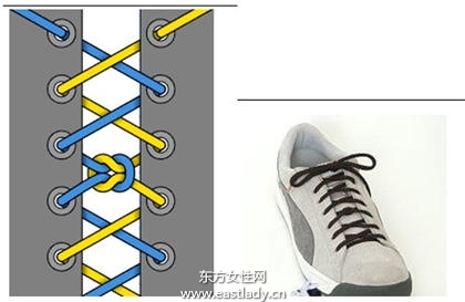鞋帶的24種系法每天你都會有好心情