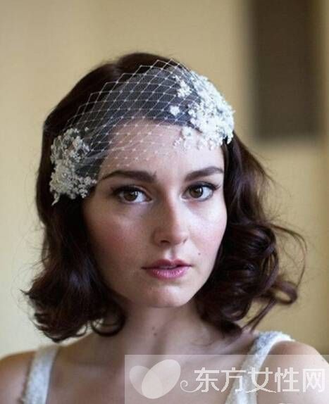 短發(fā)新娘造型也很美 不信你瞧瞧