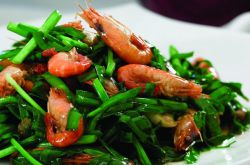春天絕對(duì)少不了的美味 韭菜炒河蝦