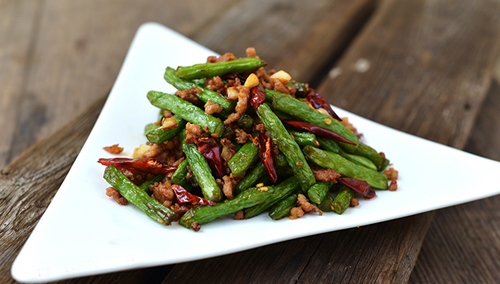 干煸四季豆怎么做好吃 揭干煸豆角的家常做法