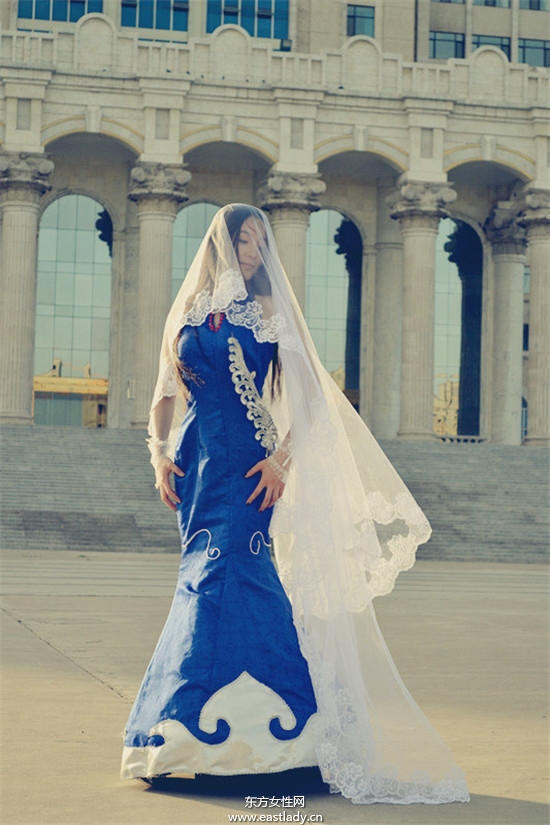 蒙古族婚紗照感受質(zhì)樸的愛(ài)情