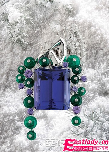 紫色新娘珠寶搭配 明耀冬日綺麗顏色