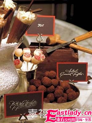 辦一場(chǎng)冬季婚禮 浪漫巧克力主題婚宴