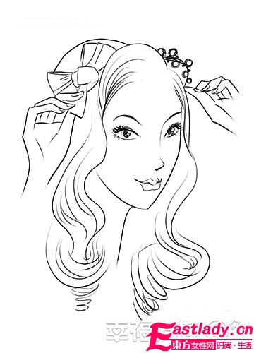 優(yōu)雅新娘蝴蝶結(jié)發(fā)箍 被幸福包圍著