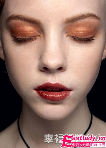 冬日活力新娘煙熏妝——橙色最新鮮