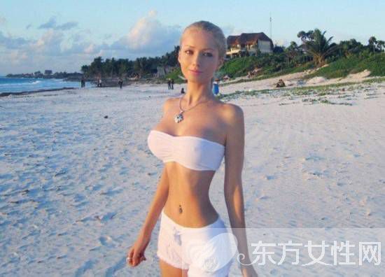 烏克蘭真人芭比瓦萊里婭 素顏整容前照片曝光