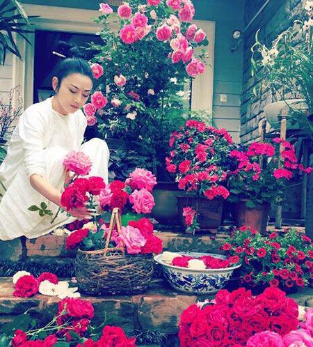 58歲楊麗萍近照如少女 豪宅 月亮宮 美如仙境