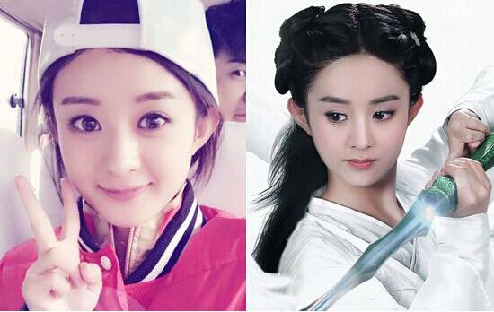 揭趙麗穎罵楊冪真相 趙麗穎整容前后對比