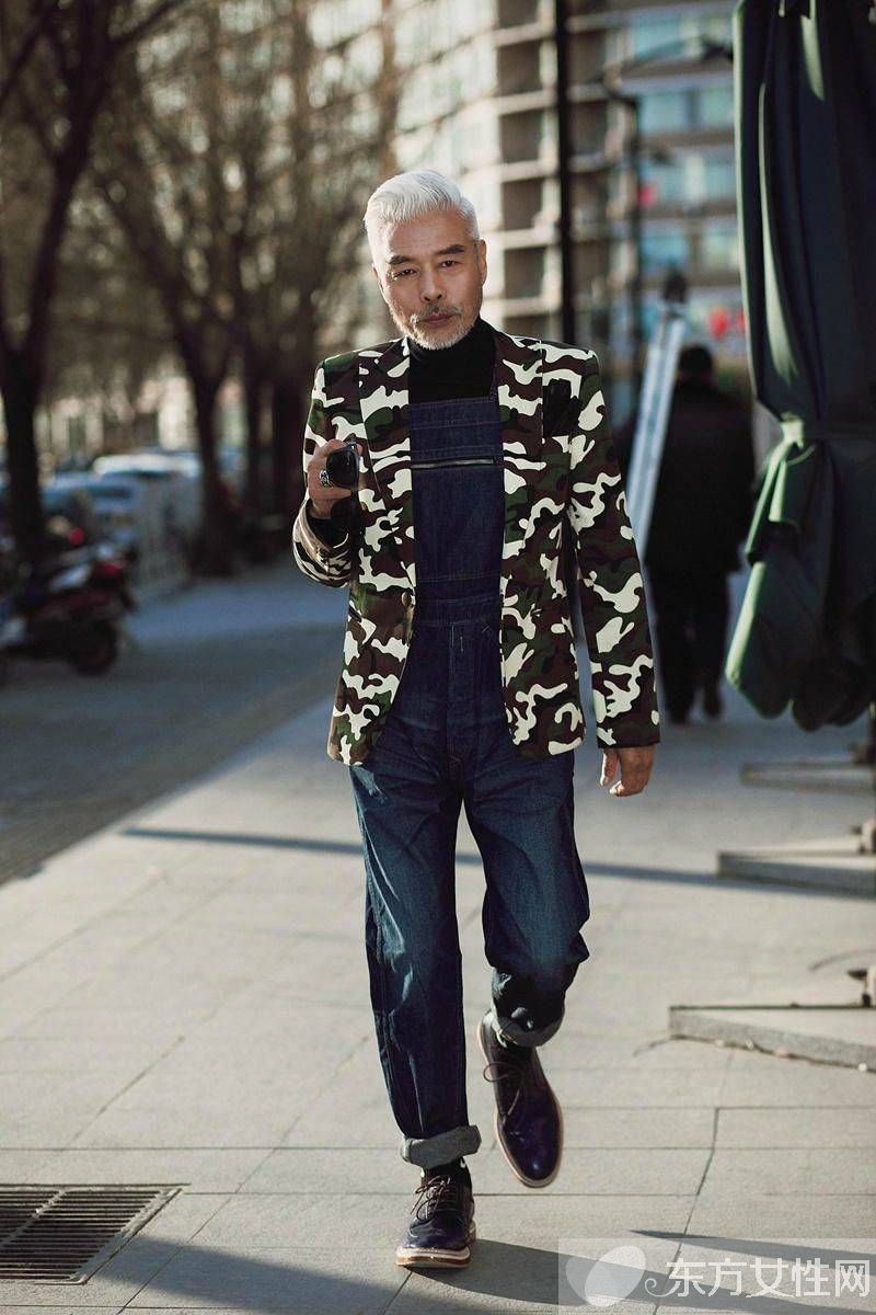 張雙利宮崎駿撞臉 潮叔街拍國際范兒十足