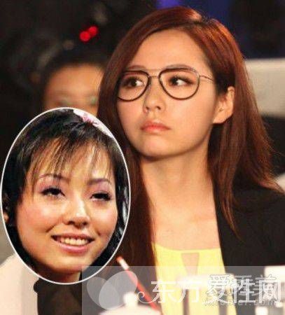 張靚穎整容前后照片 張靚穎男友馮軻背景