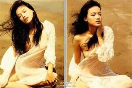 舒淇穿古裝拍三級片露點