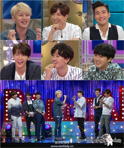 SJ坐客綜藝節(jié)目大方談韓庚、金基范