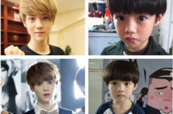 葉子宇和鹿晗對(duì)比照 葉子宇快樂大本營(yíng)人氣極高