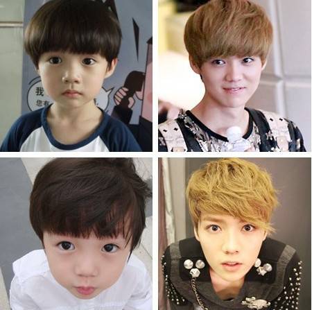 葉子宇和鹿晗對(duì)比照 葉子宇快樂(lè)大本營(yíng)人氣極高