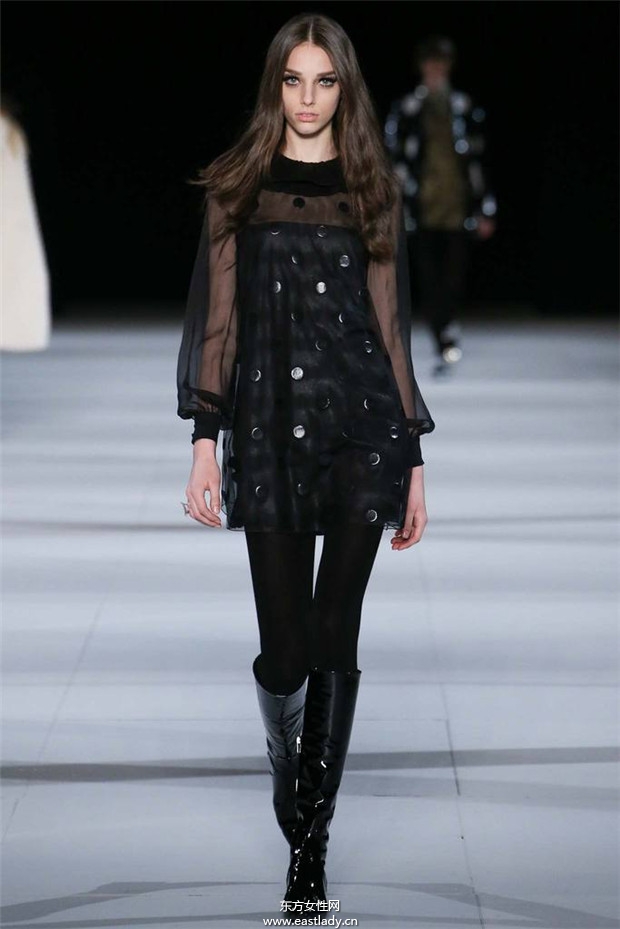 Saint Laurent巴黎時裝周2014秋冬新品發(fā)布