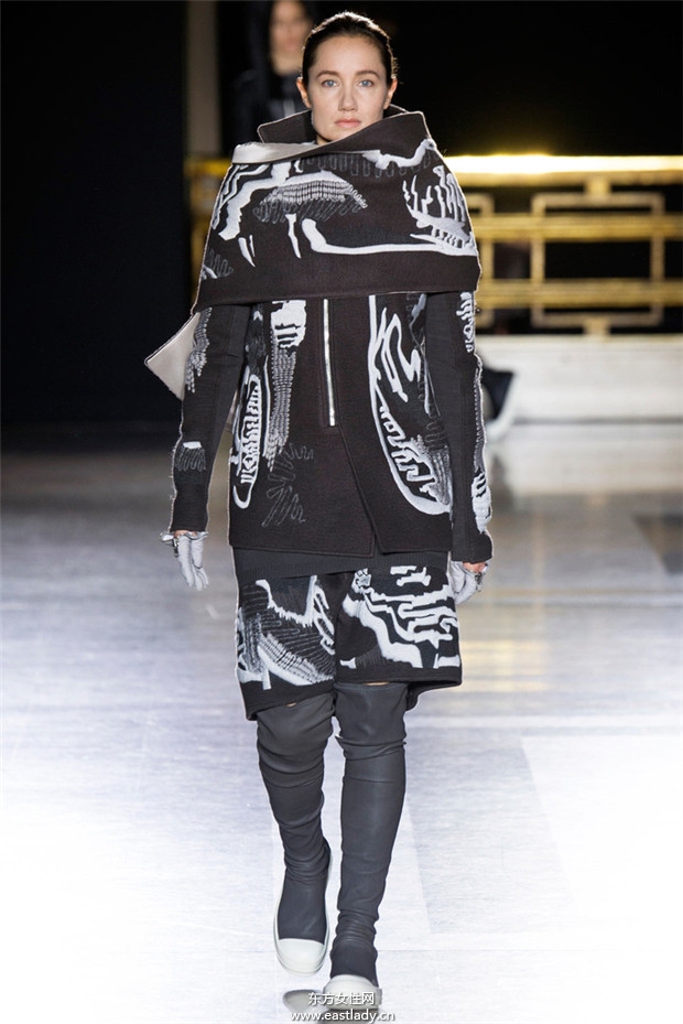 Rick Owens巴黎時(shí)裝周2014秋冬新品發(fā)布