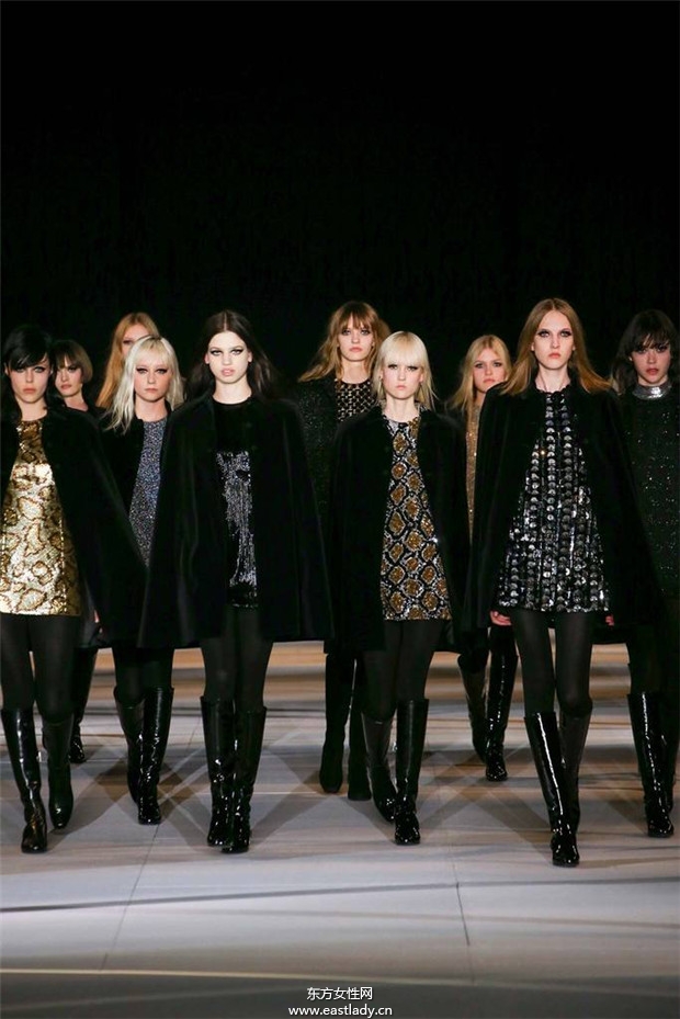 Saint Laurent巴黎時裝周2014秋冬新品發(fā)布