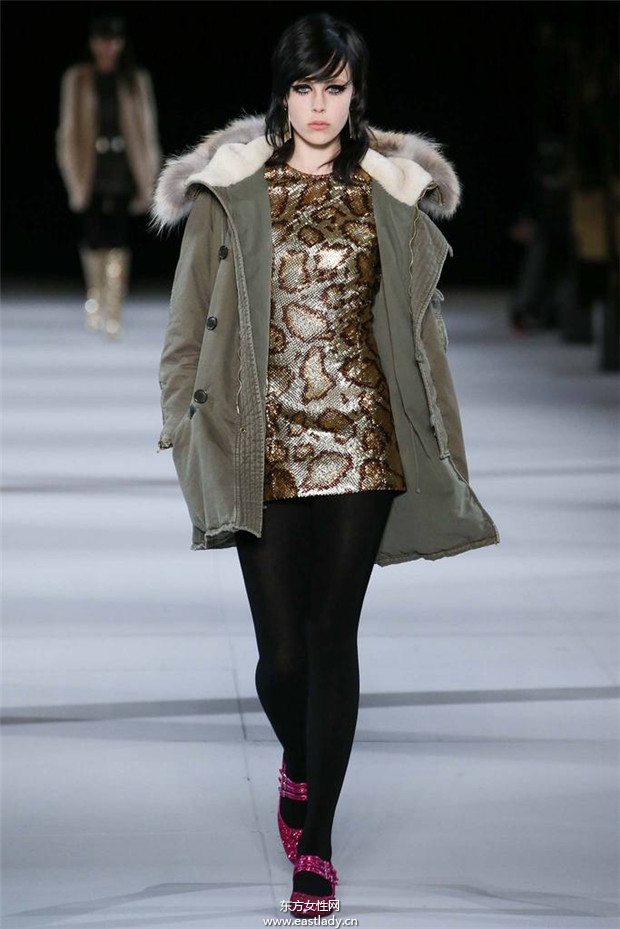 Saint Laurent巴黎時裝周2014秋冬新品發(fā)布