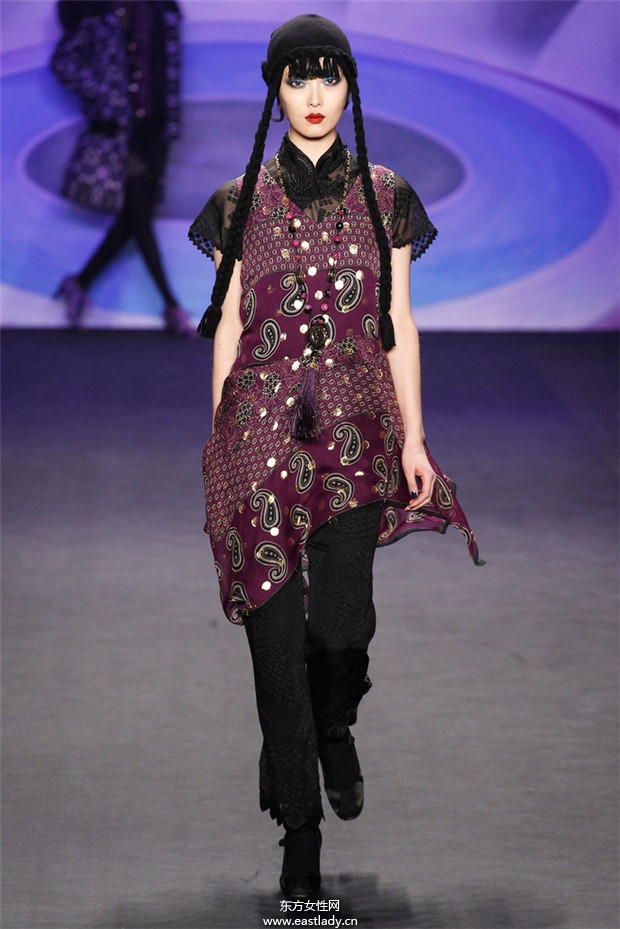 Anna Sui紐約時(shí)裝周2014秋冬新品發(fā)布