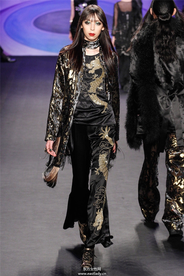 Anna Sui紐約時(shí)裝周2014秋冬新品發(fā)布