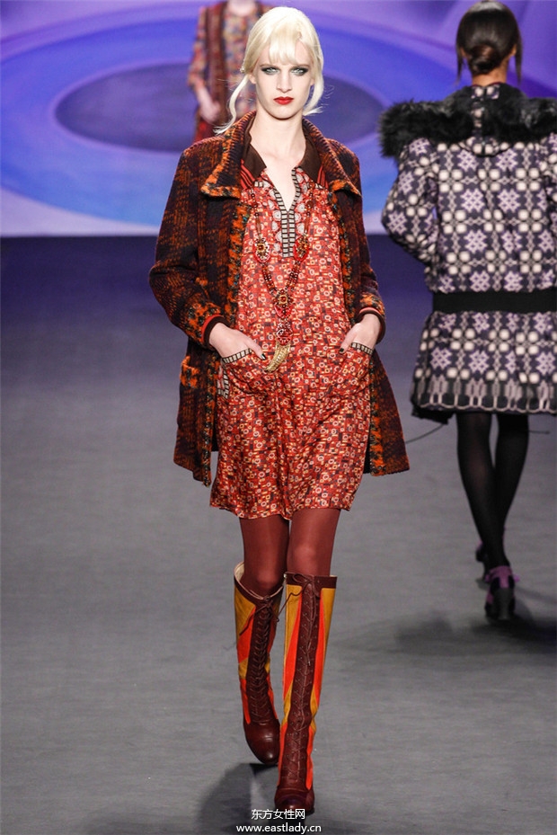 Anna Sui紐約時(shí)裝周2014秋冬新品發(fā)布