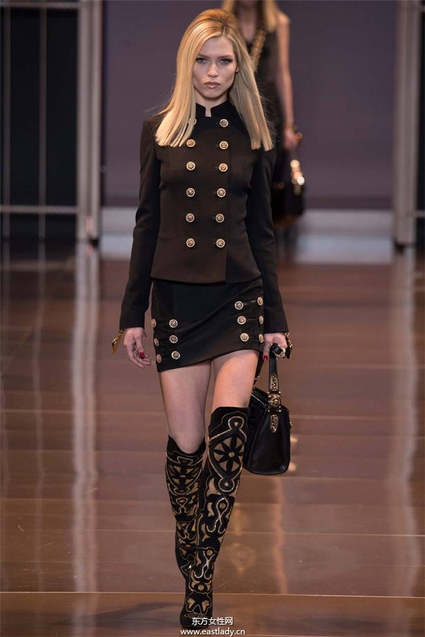 Versace米蘭時(shí)裝周2014秋冬新品發(fā)布