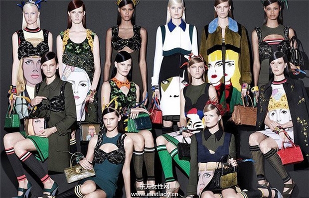 普拉達(dá)(Prada)2014春夏女裝廣告大片