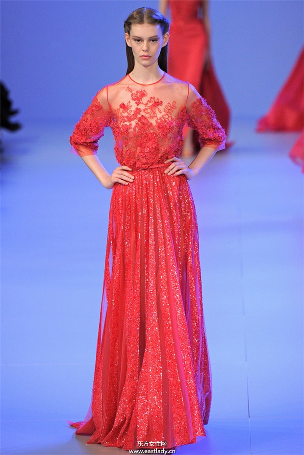Elie Saab 2014巴黎春夏高級定制時裝秀
