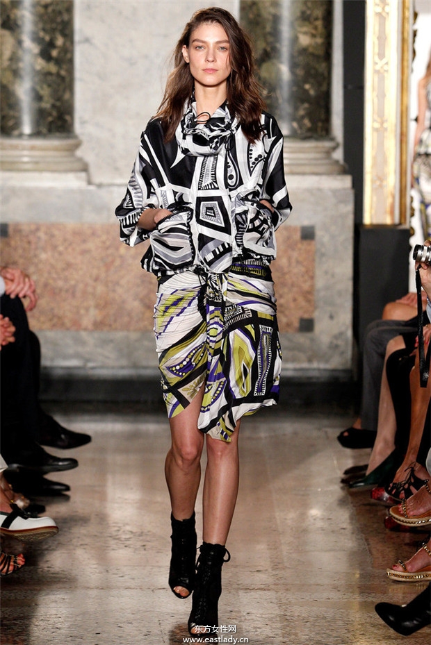 Emilio Pucci 米蘭時裝周2014春夏流行服飾時尚大片