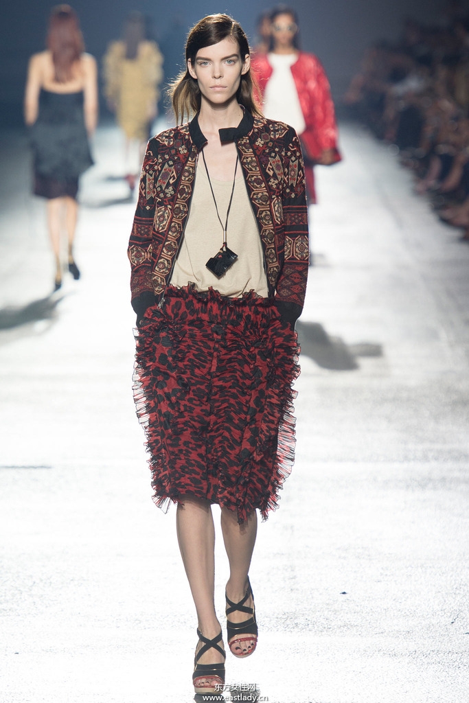 Dries Van Noten巴黎時裝周2014春夏流行服飾時尚大片