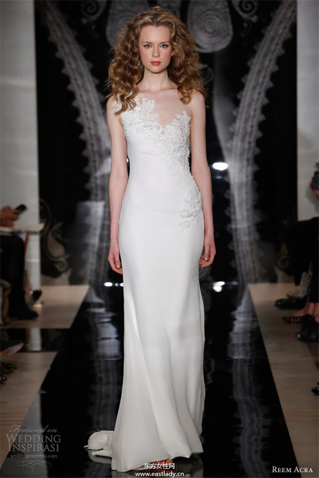 Reem Acra 2014婚紗禮服系列欣賞(圖片)