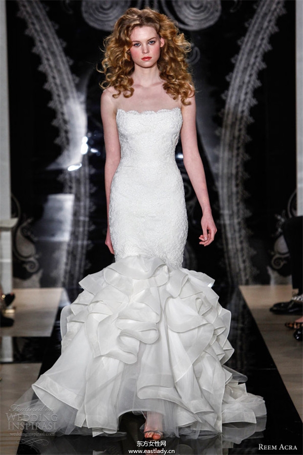 Reem Acra 2014婚紗禮服系列欣賞(圖片)
