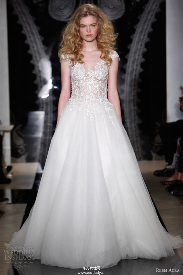 Reem Acra 2014婚紗禮服系列欣賞(圖片)