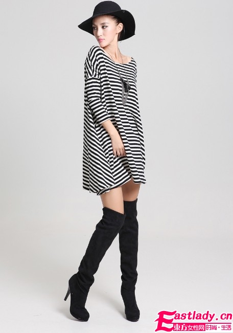 2012秋裝新品大碼寬松連衣裙  讓你更加的多變和不同