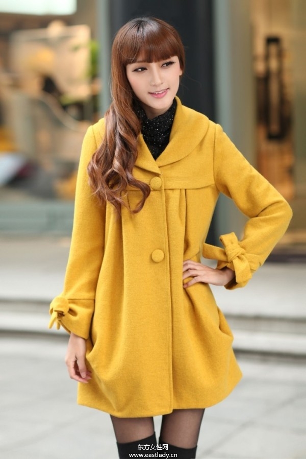 修身時(shí)尚毛呢外套詮釋美麗與時(shí)尚