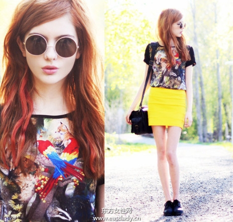 服裝混搭季體會個性和完美感覺