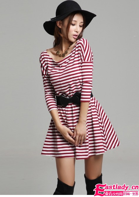 2012秋裝新品大碼寬松連衣裙  讓你更加的多變和不同