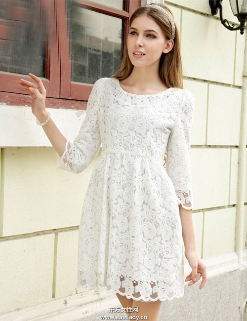 初春時尚連衣裙甜美溫婉精致出彩