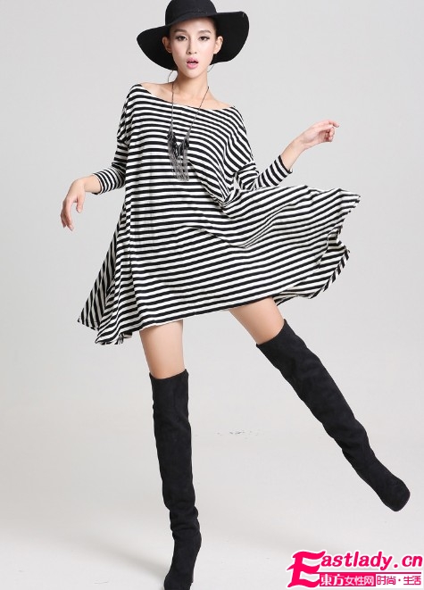 2012秋裝新品大碼寬松連衣裙  讓你更加的多變和不同