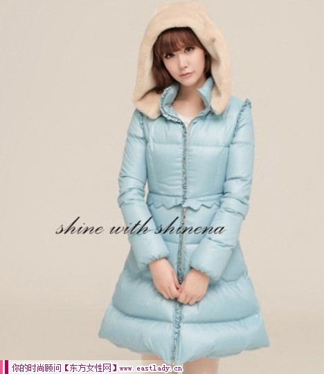 2012冬裝新款羽絨服 冬天的精靈羽絨的溫暖