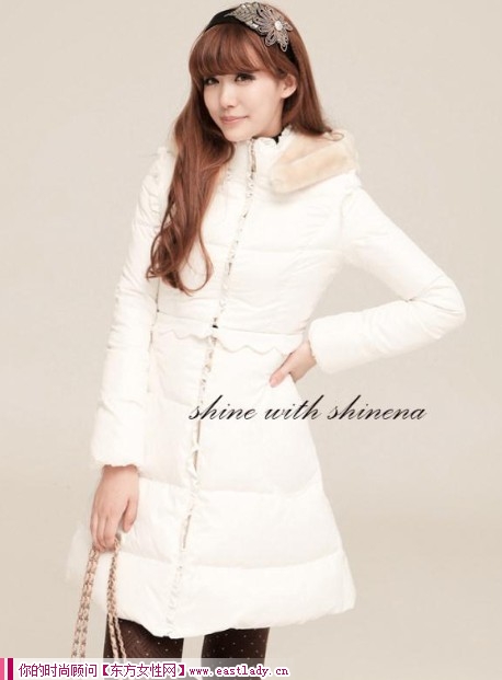 2012冬裝新款羽絨服 冬天的精靈羽絨的溫暖