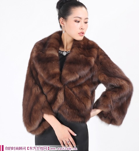 VOA維歐艾極品貂皮大衣皮草外套 穿出溫暖與高貴