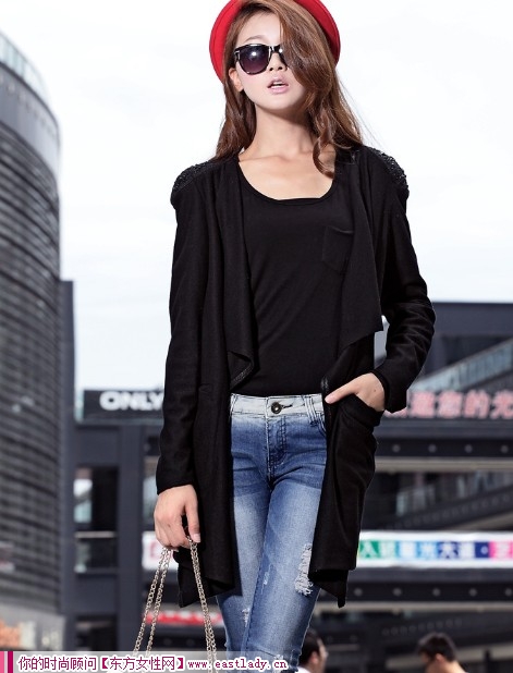 不規(guī)則長(zhǎng)款風(fēng)衣外套 歐美大牌街拍的必備品